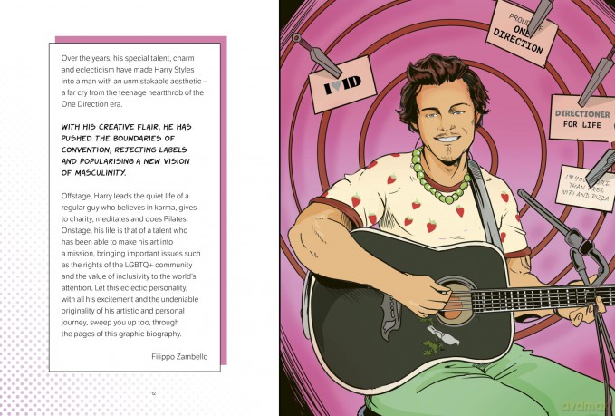 Harry Styles: A Graphic Biography (BioGraphics) - Filippo Zambello [KSIĄŻKA]
