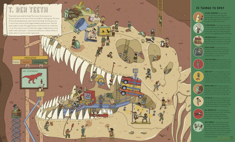 Up Close and Incredible: Dinosaurs: A prehistoric adventure with a 3× magnifying glass (2) - Eric Huang [KSIĄŻKA]