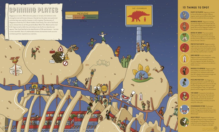 Up Close and Incredible: Dinosaurs: A prehistoric adventure with a 3× magnifying glass (2) - Eric Huang [KSIĄŻKA]