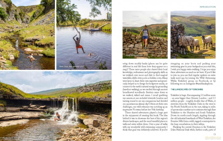 Wild Swimming Walks Yorkshire: 28 Waterfall, River and Coastal Days out in the Dales and Moors (Travel Guide) - Sarah Banks [KSIĄŻKA]