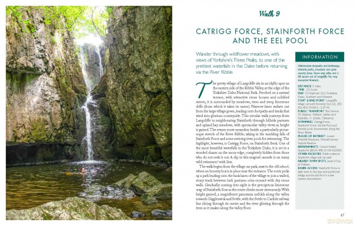 Wild Swimming Walks Yorkshire: 28 Waterfall, River and Coastal Days out in the Dales and Moors (Travel Guide) - Sarah Banks [KSIĄŻKA]