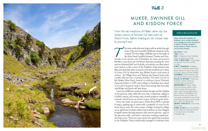 Wild Swimming Walks Yorkshire: 28 Waterfall, River and Coastal Days out in the Dales and Moors (Travel Guide) - Sarah Banks [KSIĄŻKA]