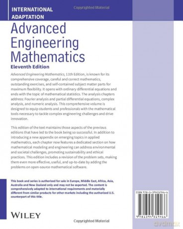 Advanced Engineering Mathematics, International Adaptation - Erwin Kreyszig [KSIĄŻKA]