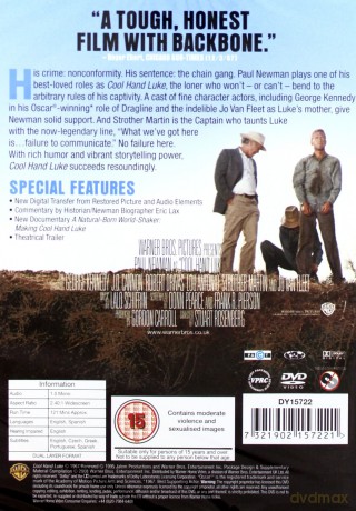 Cool Hand Luke 1967 (Nieugięty Luke) [DVD]