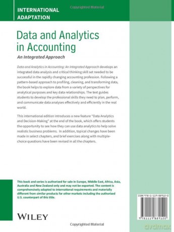 Data and Analytics in Accounting: An Integrated Approach, International Adaptation - Ann C. Dzuranin [KSIĄŻKA]