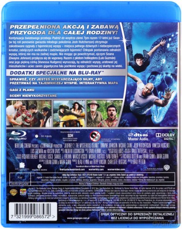 Pozdróż na tajemniczą wyspę (Magia kina) [Blu-Ray]