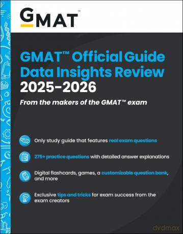 GMAT Official Guide Data Insights Review 2025-2026: Book + Online Question Bank (Gmat Official Guides) - GMAC (Graduate Management Admission Council) [KSIĄŻKA]