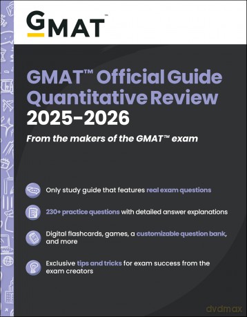 GMAT Official Guide Quantitative Review 2025-2026: Book + Online Question Bank - GMAC (Graduate Management Admission Council) [KSIĄŻKA]