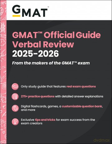 GMAT Official Guide Verbal Review 2025-2026: Book + Online Question Bank - GMAC (Graduate Management Admission Council) [KSIĄŻKA]