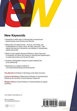 New Keywords: A Revised Vocabulary of Culture and Society - Tony Bennett [KSIĄŻKA]