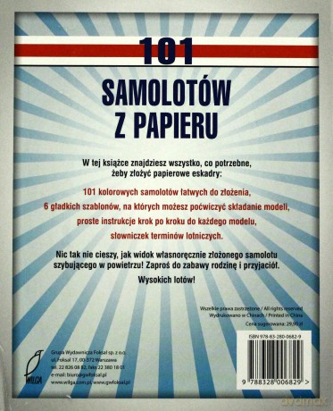 101 samolotów z papieru [KSIĄŻKA]