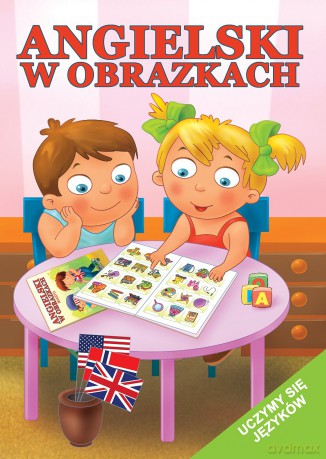 Angielski w obrazkach - uczymy się języków -różowa [KSIĄŻKA]
