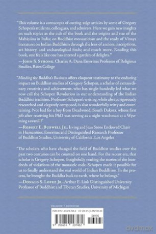 Minding the Buddha's Business: Essays in Honor of Gregory Schopen (Studies in Indian and Tibetan Buddhism) - Daniel Boucher [KSIĄŻKA]