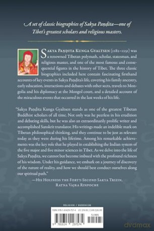 Sakya Pandita: Three Biographies - His Holiness the Sakya Trichen [KSIĄŻKA]