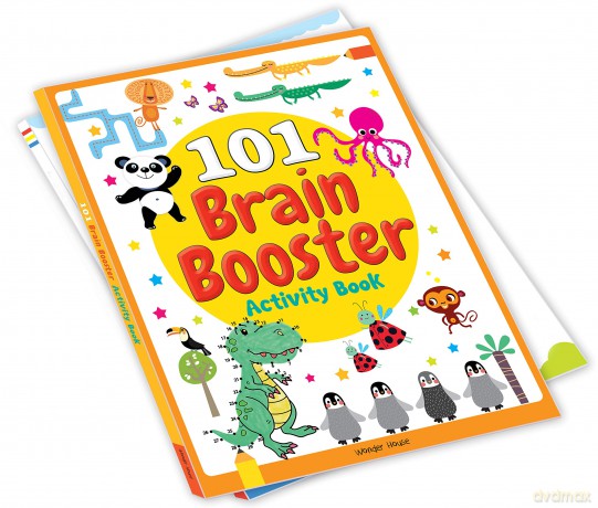 101 Brain Booster Activity Book-colouring books for kids: Fun Activity Book for Children (101 Fun Activities) - Wonder House Books Editorial [KSIĄŻKA]