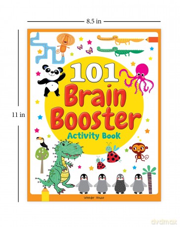 101 Brain Booster Activity Book-colouring books for kids: Fun Activity Book for Children (101 Fun Activities) - Wonder House Books Editorial [KSIĄŻKA]