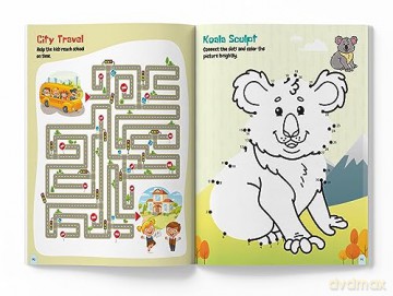 101 Brain Booster Activity Book-colouring books for kids: Fun Activity Book for Children (101 Fun Activities) - Wonder House Books Editorial [KSIĄŻKA]