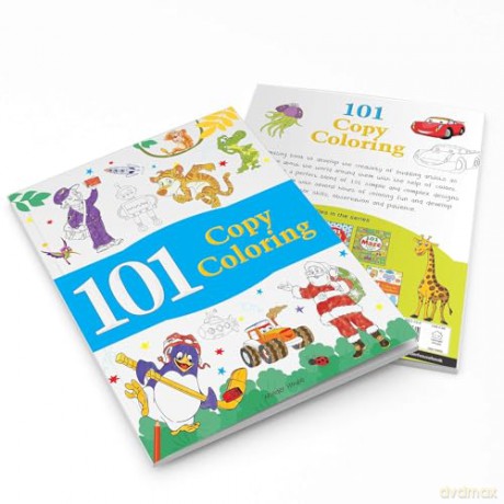101 Copy Coloring: Fun Activity Book For Children (101 Fun Activities) - Wonder House Books [KSIĄŻKA]