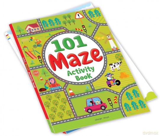 101 Maze Activity Book-colouring books for kids (101 Fun Activities) - Wonder House Books Editorial [KSIĄŻKA]