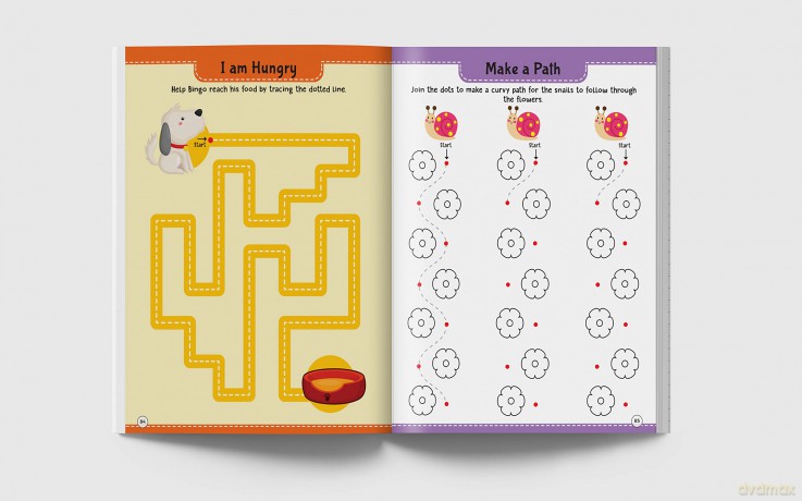 101 Pencil Control Activity Book For Kids: Tracing Practise Book Age 2+ - Wonder House Books [KSIĄŻKA]
