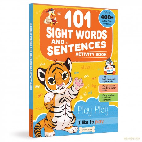 101 Sight Words And Sentence (With 400+ Sentences To Read): Activity Book For Children (101 Fun Activities) - Wonder House Books [KSIĄŻKA]
