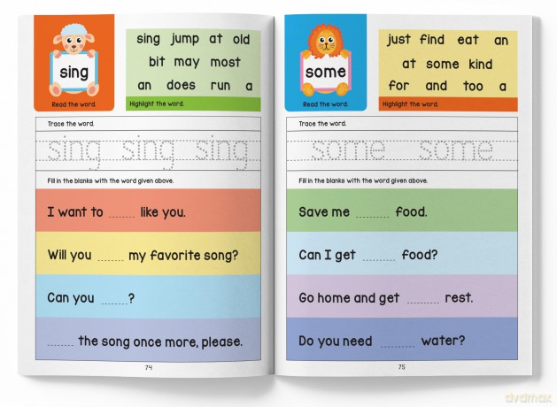 101 Sight Words And Sentence (With 400+ Sentences To Read): Activity Book For Children (101 Fun Activities) - Wonder House Books [KSIĄŻKA]