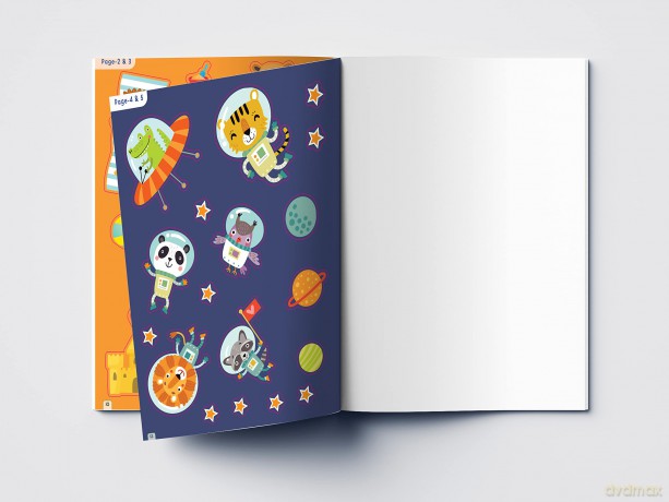Animal Fun Reusable Sticker Book For Children - Wonder House Books [KSIĄŻKA]