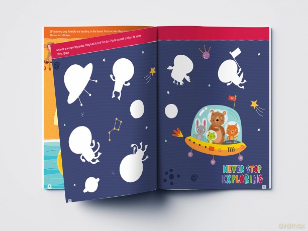 Animal Fun Reusable Sticker Book For Children - Wonder House Books [KSIĄŻKA]