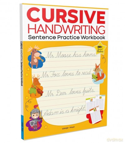 Cursive Handwriting - Sentence: Practice Workbook - Wonder House Books [KSIĄŻKA]