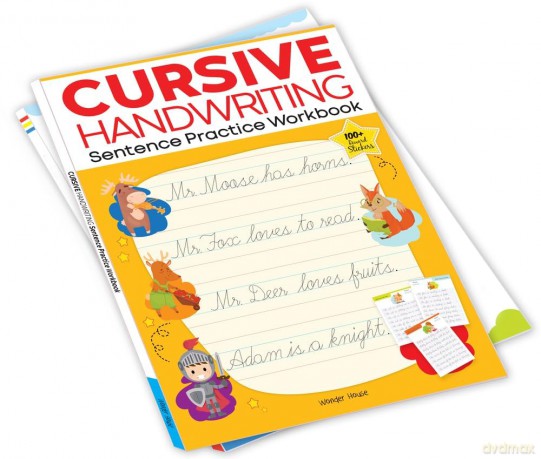 Cursive Handwriting - Sentence: Practice Workbook - Wonder House Books [KSIĄŻKA]