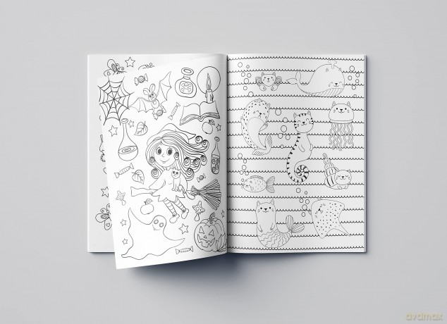 Doodle Coloring For Kids - Pink Edition - Wonder House Books [KSIĄŻKA]