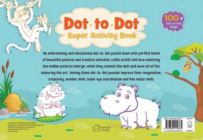 Dot to Dot Super Activity Book -Activity Book for children - Wonder House Books Editorial [KSIĄŻKA]
