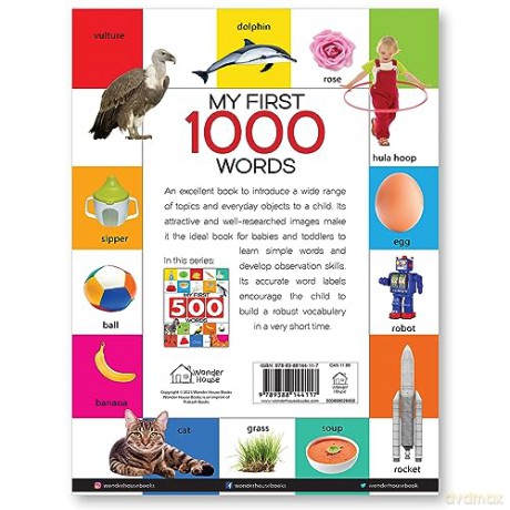 My First 1000 Words: Early Learning Picture Book - Wonder House Books Editorial [KSIĄŻKA]