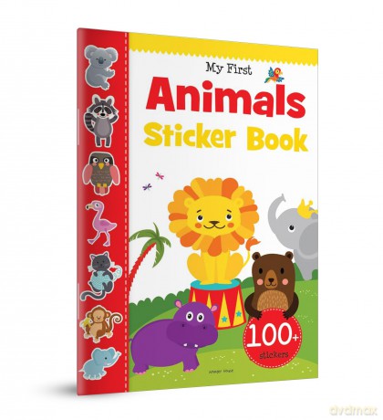 My First Animal Sticker Book: Exciting Sticker Book With 100 Stickers (My First Sticker Books) - Wonder House Books [KSIĄŻKA]