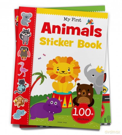 My First Animal Sticker Book: Exciting Sticker Book With 100 Stickers (My First Sticker Books) - Wonder House Books [KSIĄŻKA]