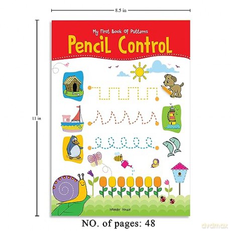 My First Book OF Patterns Pencil Control - Wonder House Books Editorial [KSIĄŻKA]