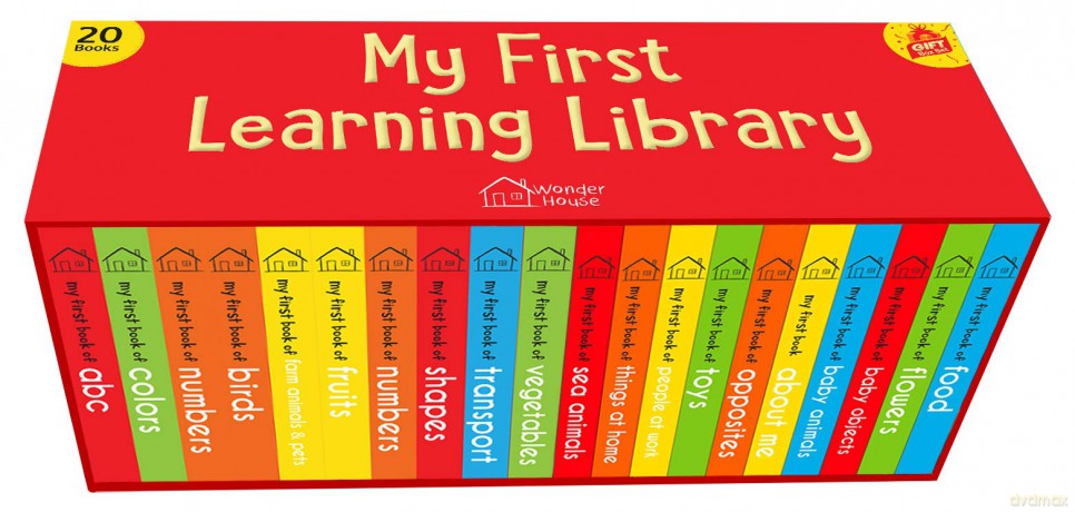 My First Complete Learning Library: Boxset of 20 Board Books Gift Set for Kids: Box Set of 20 Board Books for Children - Wonder House Books Editorial [KSIĄŻKA]