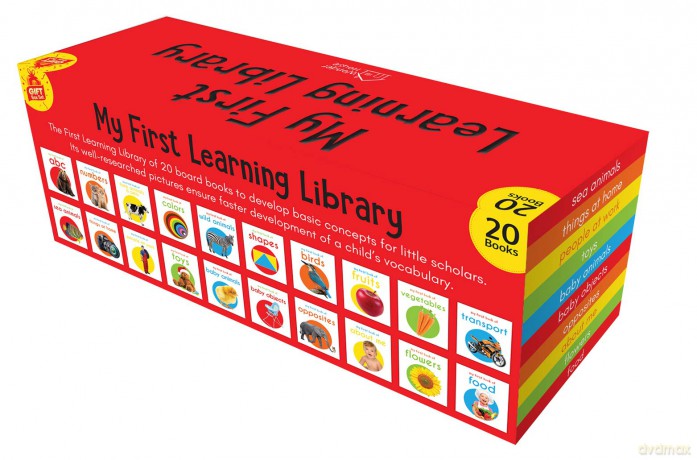 My First Complete Learning Library: Boxset of 20 Board Books Gift Set for Kids: Box Set of 20 Board Books for Children - Wonder House Books Editorial [KSIĄŻKA]