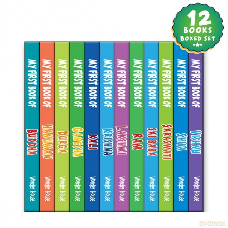 My First Library of Hindu Gods and Goddesses (Boxed Set) - Set of 12 Books (My First Books of Hindu Gods and Goddess) - Wonder House Books [KSIĄŻKA]