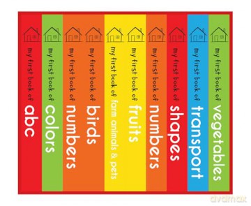 My First Library: Boxset of 10 Board Books for Kids: Boxset for Kids (Pack-1) (Early Learning) - Wonder House Books Editorial [KSIĄŻKA]