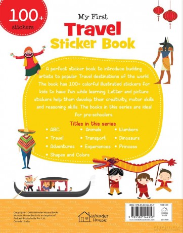 My First Travel Sticker Book (My First Sticker Books) - Wonder House Books [KSIĄŻKA]