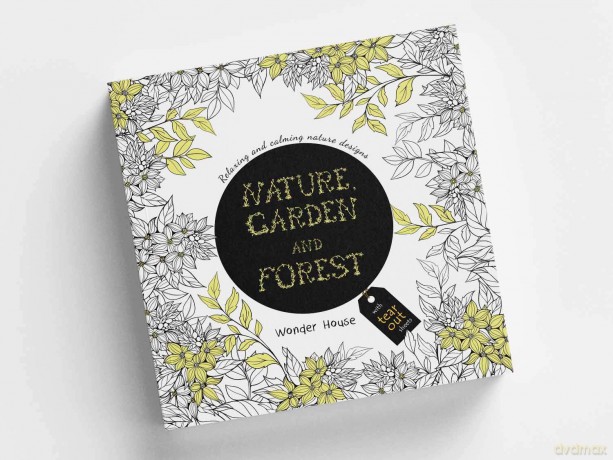 Nature, Garden and Forest: Relaxing and Calming Nature Designs - Wonder House Books Editorial [KSIĄŻKA]