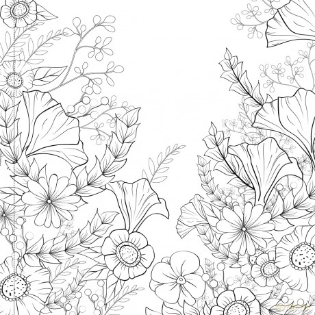Nature, Garden and Forest: Relaxing and Calming Nature Designs - Wonder House Books Editorial [KSIĄŻKA]