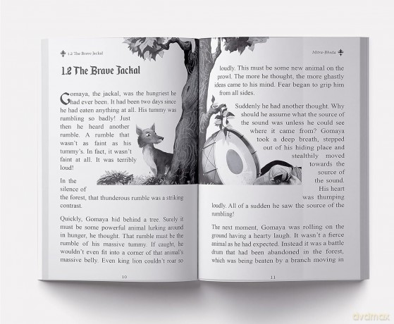 Pandit Vishnu Sharma's Panchatantra For Children: Illustrated stories (Black and White, Paperback) (Classic Tales from India) - Dr. Shubha Vilas [KSIĄŻKA]