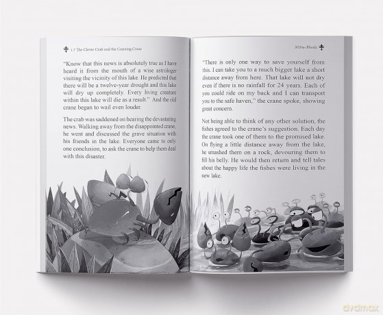 Pandit Vishnu Sharma's Panchatantra For Children: Illustrated stories (Black and White, Paperback) (Classic Tales from India) - Dr. Shubha Vilas [KSIĄŻKA]