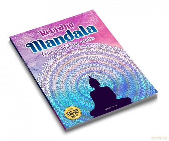 Relaxing Mandala Coloring Book For Adults - Wonder House Books [KSIĄŻKA]