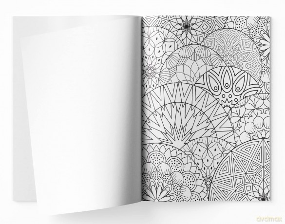 Relaxing Mandala Coloring Book For Adults - Wonder House Books [KSIĄŻKA]