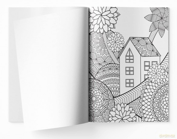 Relaxing Mandala Coloring Book For Adults - Wonder House Books [KSIĄŻKA]
