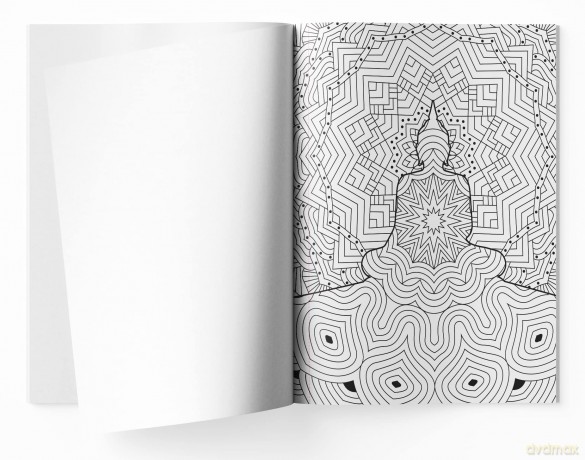 Relaxing Mandala Coloring Book For Adults - Wonder House Books [KSIĄŻKA]