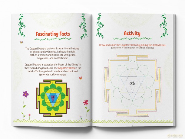 Shlokas and Mantras - Activity Book For Kids - Illustrated Book With Engaging Activities and Sticker Sheets - Wonder House Books [KSIĄŻKA]